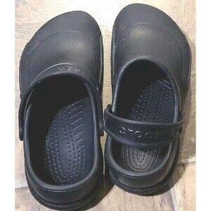 Durable Crocs Specialist Vent Slip On Clogs Comfy Woman's Sz 10 Triple Black